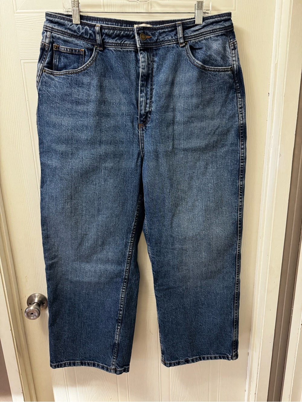 Sezane women Relaxed-Fit Blue Denim Jeans